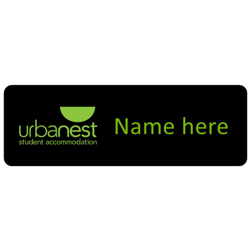 Urbanest badge with pin fitting
