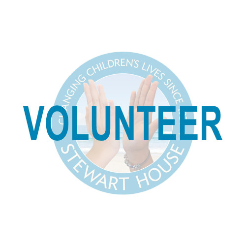 Stewart House Volunteer ID badge, double sided, no slot