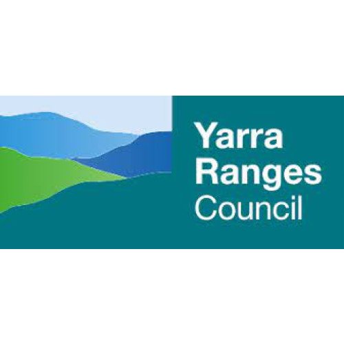 BL Yarra Ranges badge 75x25mm with MAGNET fitting and no doming