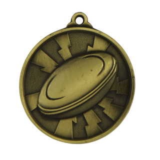 50MM Lightning Medal-Rugby from $8.11