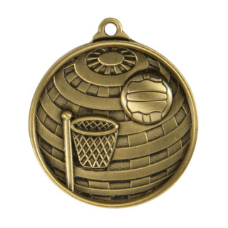 50MM Global Medal-Netball from $7.60