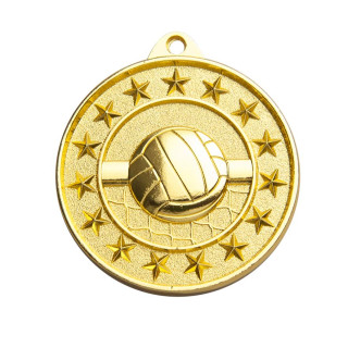 50MM Shooting Star Medal - Volleyball from $7.60