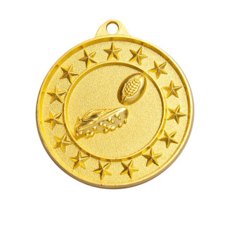 50MM Shooting Star Medal - Aussie Rules from $7.60