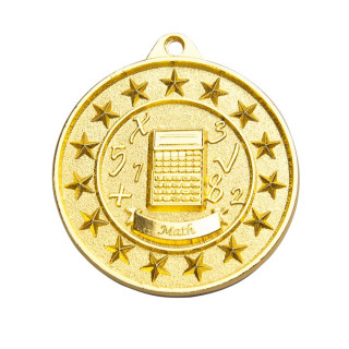 50MM Shooting Star Medal - Maths from $7.60