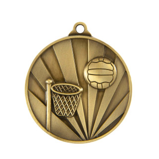 70MM Sunrise Medal-Netball from $11.89