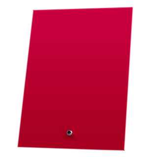 Laser Glass Rectangle Red from $17.32