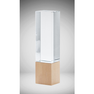 235MM Rectangular Prism-Light Timber Crystal from $70.84