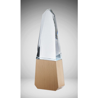 265MM Pyramid-Light Timber Crystal from $74.64