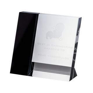 160MM Black and Clear Crystal - Rectangle from $86.96