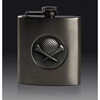 6 ounce Golf Flask Stainless Steel from $25