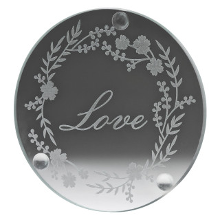 100MM Single Glass Coaster - Circle from $11.64
