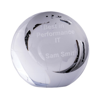 95MM Crystal Globe Paperweight from $73.84