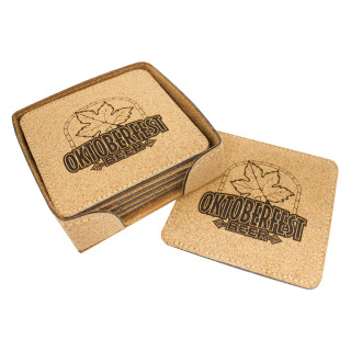 100 x 100MM Cork Coaster from $60