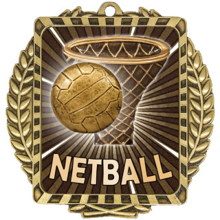 90MM Netball Lynx Wreath Medal from $4.93