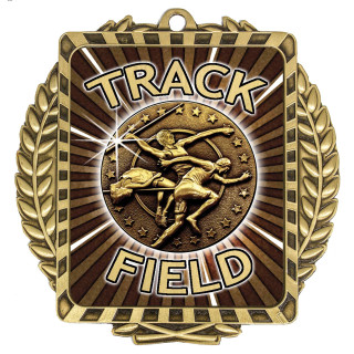 90MM Lynx Wreath Medal - Track & Field from $7.30