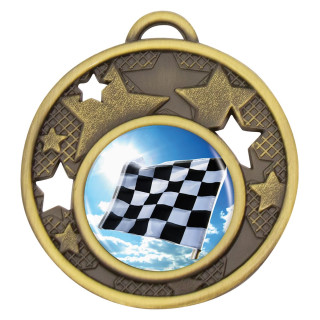 50MM Multi-Stars Medal - Motorsport from $6.71