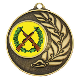 50MM Antique Wreath Shooting Medal from $6.00