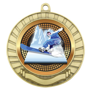 70MM Snowboarding Eco Scroll Medal from $7.44