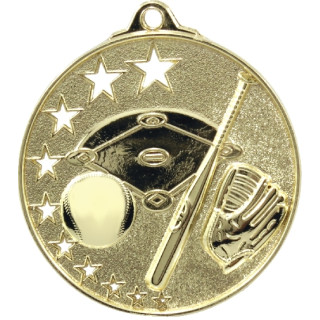 52mm 3D Star Baseball Medal From $5.30
