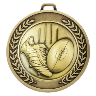 70MM Prestige  Aussie Rules Medal from $13.98