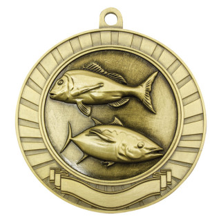 70MM Eco Scroll  Fishing Medal from $7.66
