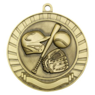 70MM Eco Scroll  Baseball / Softball Medal from $7.66
