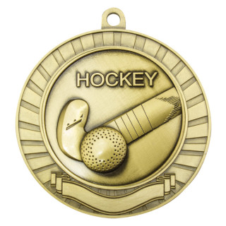 70MM Eco Scroll  Hockey Medal from $7.66