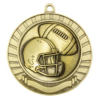 70MM Eco Scroll  Gridiron Medal from $7.66
