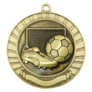 70MM Eco Scroll Football Medal from $7.66