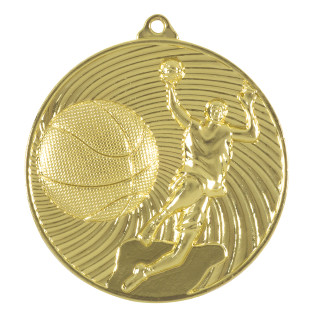 50mm Male Basketball Medal