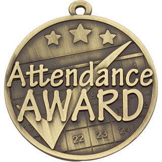 50MM Attendance Award Medal from $5.64