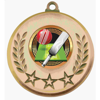 52MM Laurel Medal - Cricket from $6.35