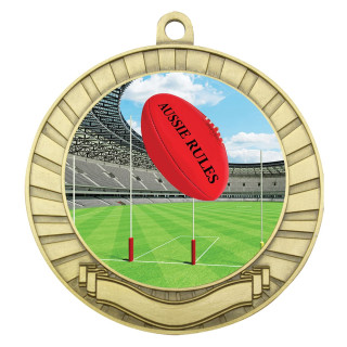 70MM Footy Eco Scroll Medal  from $7.66