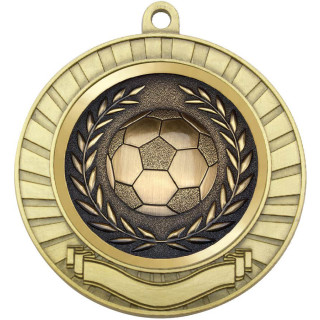 70MM Soccer Scroll Medal from $7.66