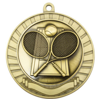 70MM Tennis Scroll Medal from $7.66