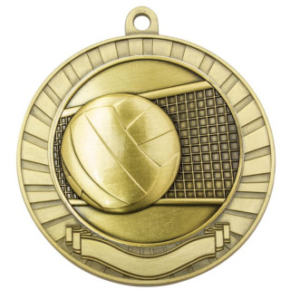 70MM Volleyball Scroll Medal from $7.66