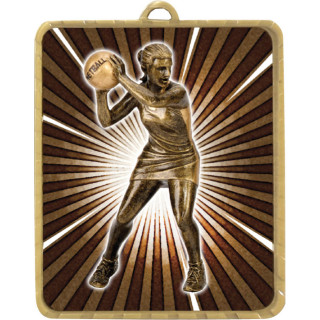63 x 75MM Netball Player Lynx Medal from $7.28