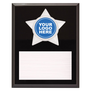 Star Plaque - Silver (incs Logo) from $15.21