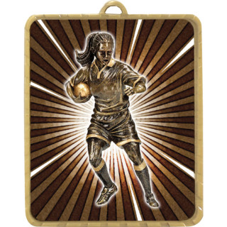 63 x 75MM Rugby Female Lynx Medal from $7.28