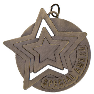 60mm Special Award Star Medal