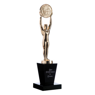 330MM Gold Oscar Figurine with Globe from $155.75