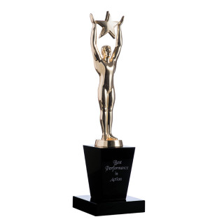 310MM Gold Oscar figurine with Star from $155.75
