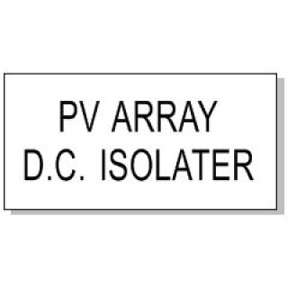 40x20mm PV ARRAY DC ISOLATOR