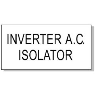 40x20mm INVERTER A.C. ISOLATOR
