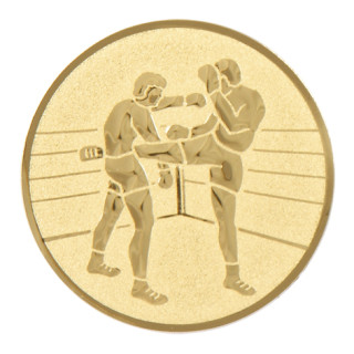 Boxing boxer gold metal