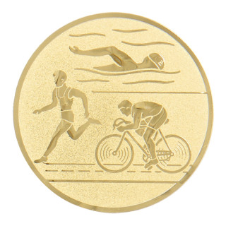 Triathlon gold metal
