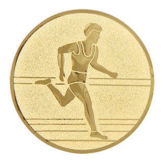 Male Track gold metal