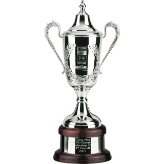 SWATKINS Silver Plated Trophy 55cm