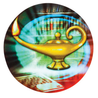 Knowledge lamp holographic